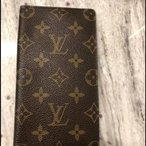 Louis Vuitton checkbook